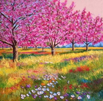 PLS14 美しい風景庭園 Oil Paintings